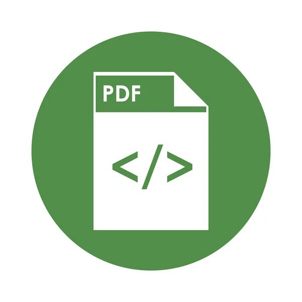 Icono del archivo PDF — Vector de stock