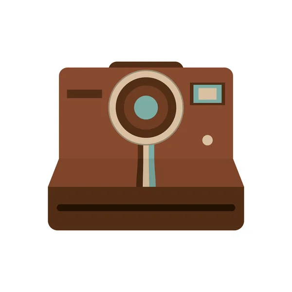 Vintage instantní fotoaparát ikona — Stockový vektor