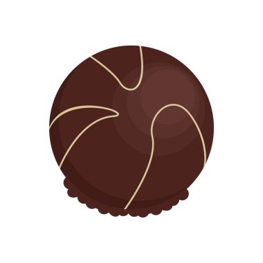 şeker çikolata simgesi dekore edilmiş