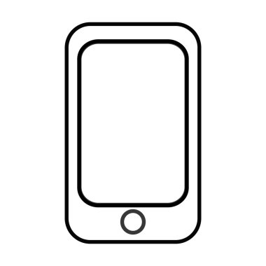 Modern cep telefonu simgesi