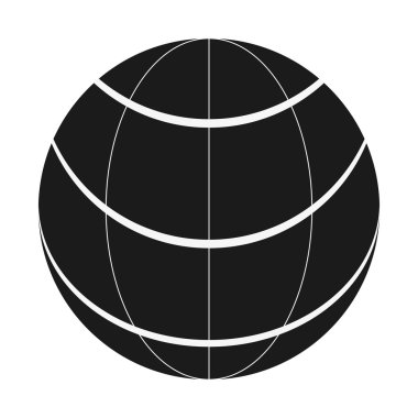 Dünya küre diyagram simgesi