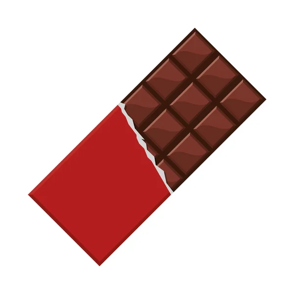 Caramelo barra de chocolate icono — Vector de stock