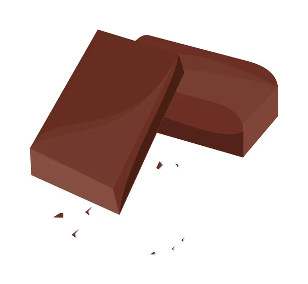 Snoep chocolade pictogram — Stockvector