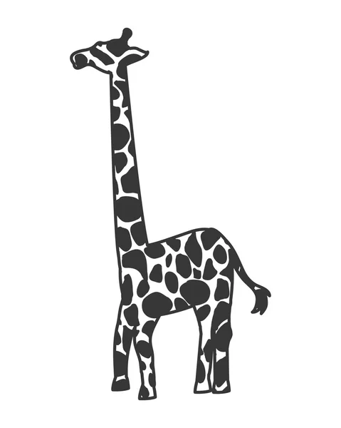 Giraffen-Karikatur — Stockvektor