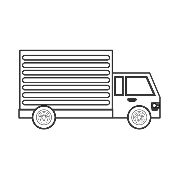 배달 화물 트럭 아이콘 — 스톡 벡터
