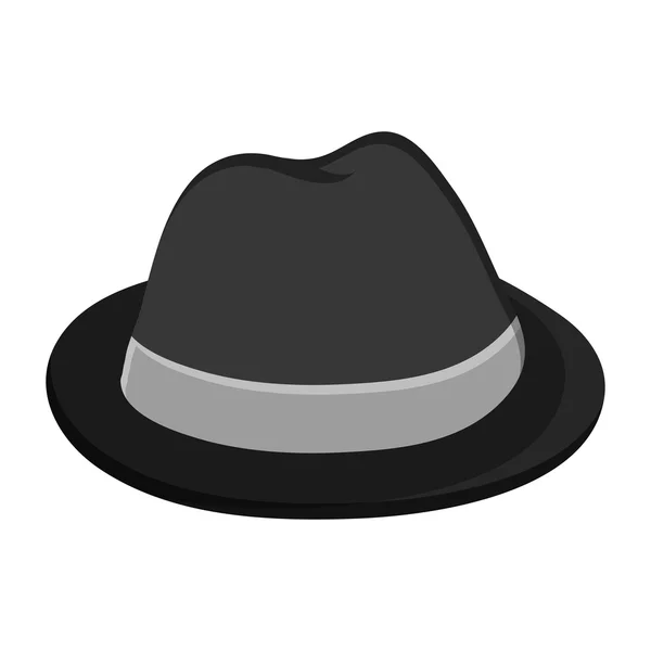 Icono de sombrero único — Vector de stock