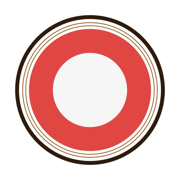 Icône de badge rond — Image vectorielle