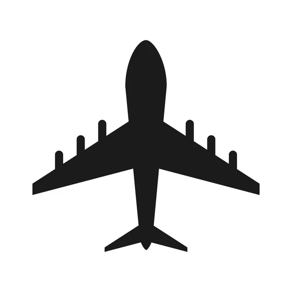 Tek uçak simgesi — Stok Vektör