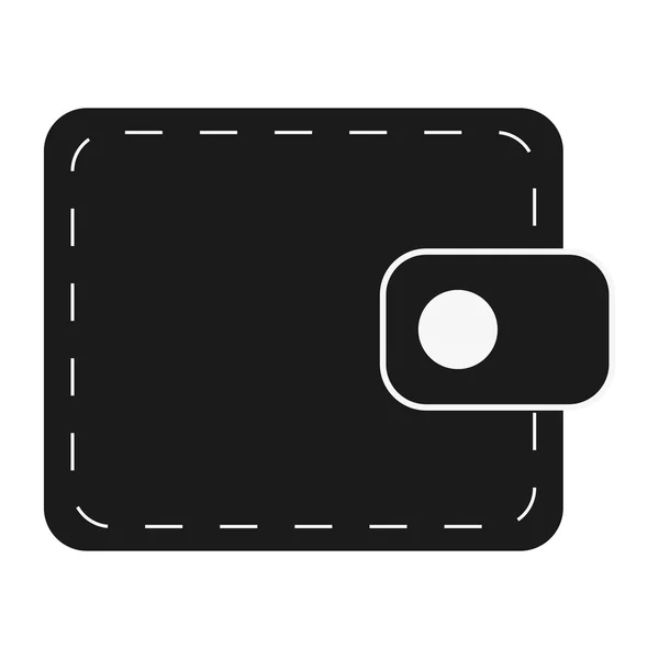 Single wallet icon — Stock Vector