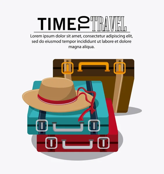 Ikona sady cestovní dovolené výlet. Vektorové grafiky — Stockový vektor