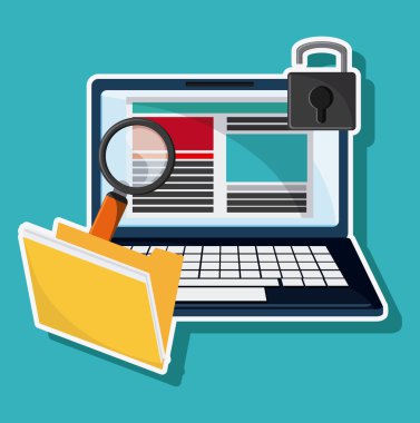 Siber ve sistem güvenlik simgesi