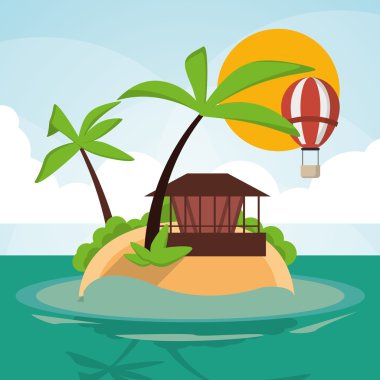 tatil cenneti Adası seyahat