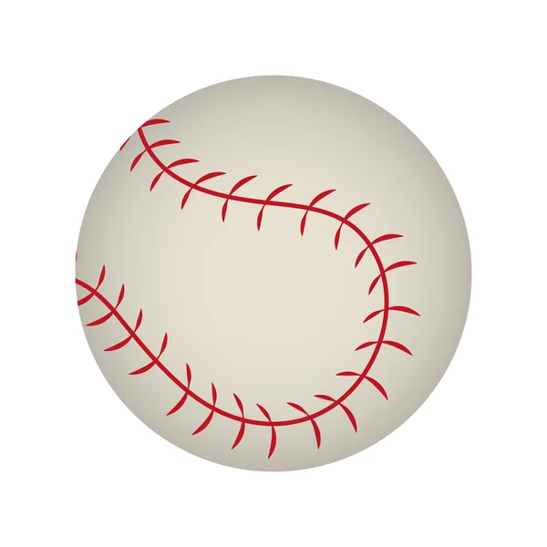 Icône balle de baseball — Image vectorielle