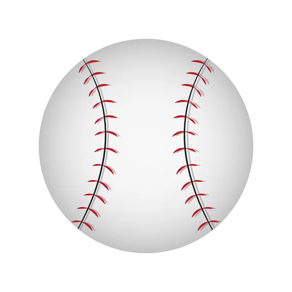Honkbal bal pictogram — Stockvector
