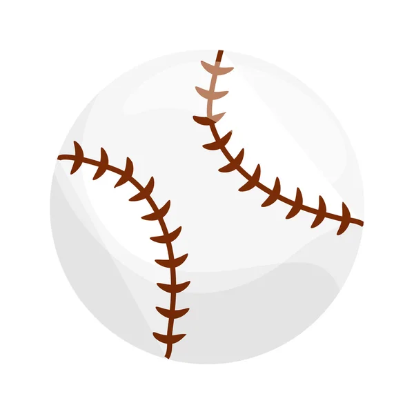Бейсбольний м'яч значок — стоковий вектор