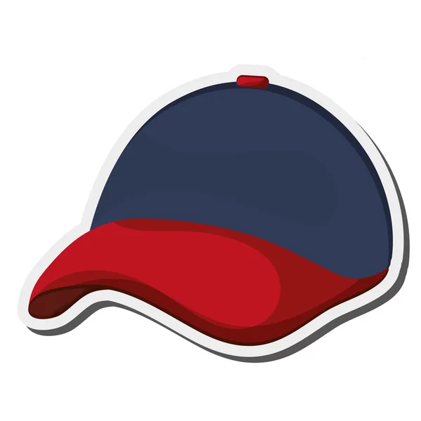 Baseball čepice ikona — Stockový vektor
