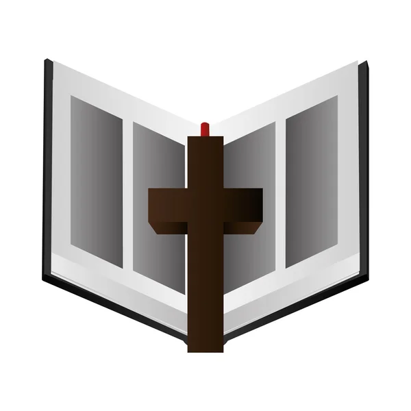 Icono de la Biblia santa — Vector de stock