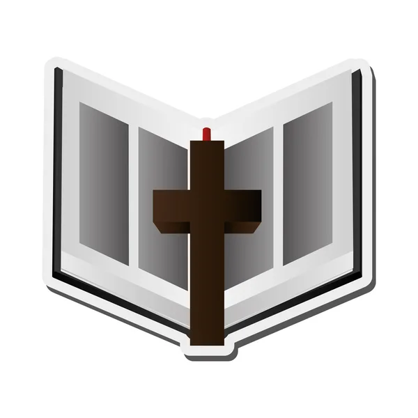 Icono de la Biblia santa — Vector de stock