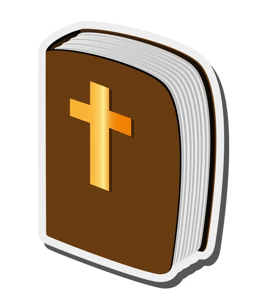 Szent bibliai ikon — Stock Vector