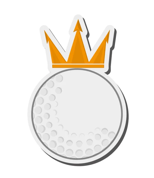 Golf embleem pictogram — Stockvector