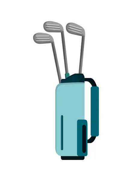 Golf bag with clubs icon Royalty Free Stock Illustrations