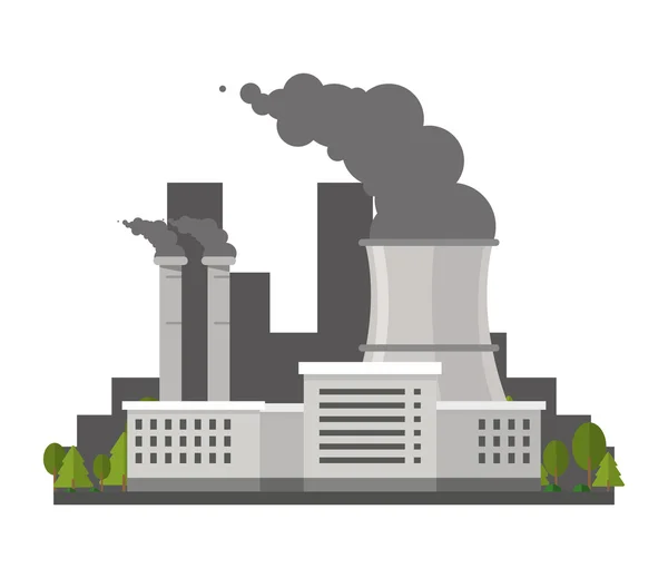 Kerncentrale pictogram — Stockvector