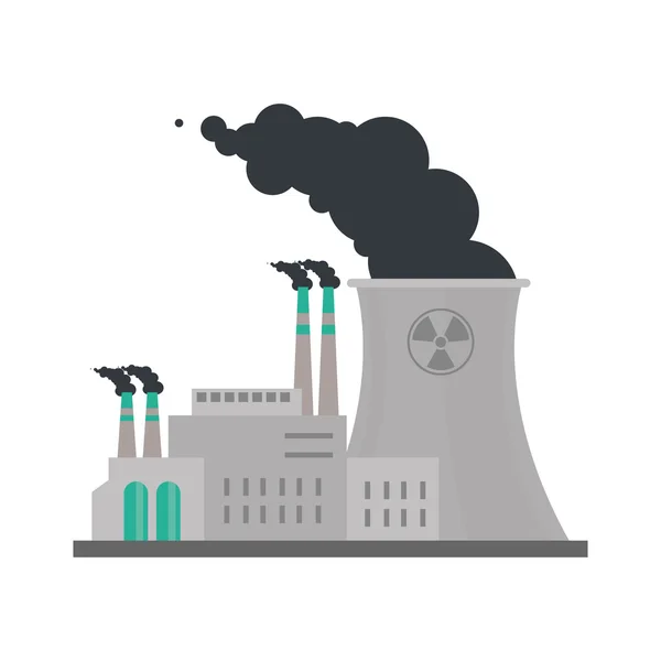 Kerncentrale pictogram — Stockvector