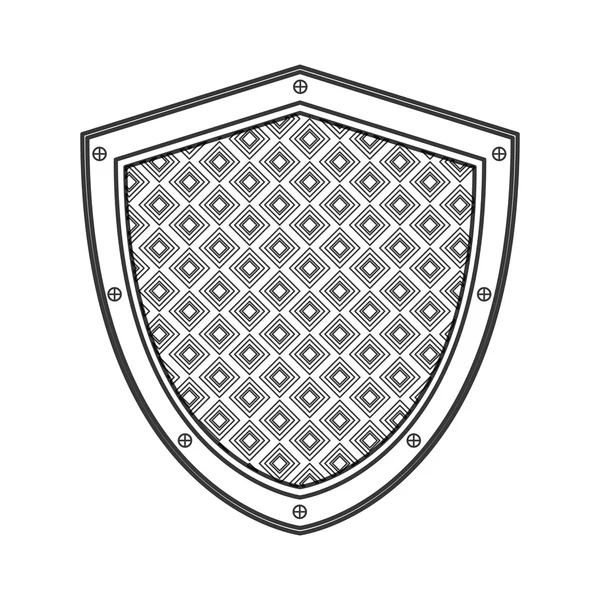 Escudo emblema icono — Vector de stock