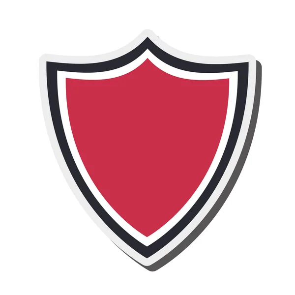 Escudo emblema icono — Vector de stock