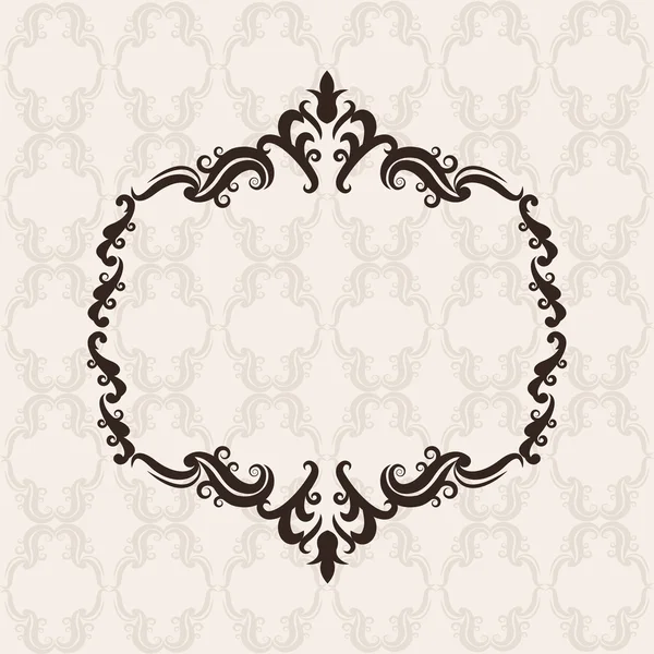 Vintage frame ornament icon — Stock Vector