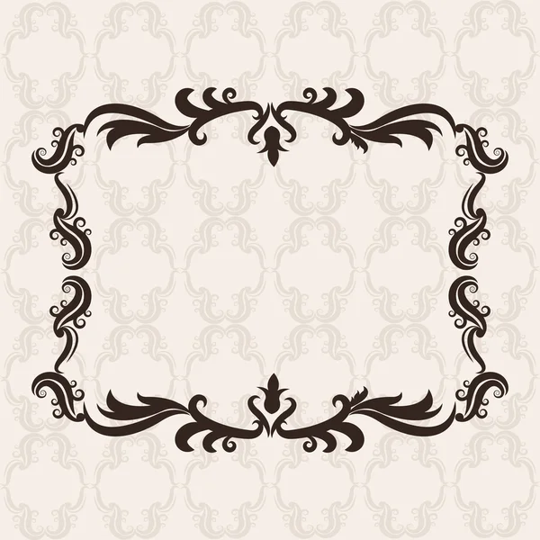 Vintage frame ornament icon — Stock Vector