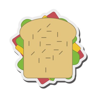 sandviç zeytin simgesiyle