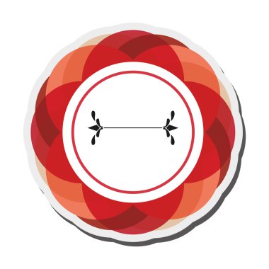 yuvarlak vintage Çerçevesi simgesi