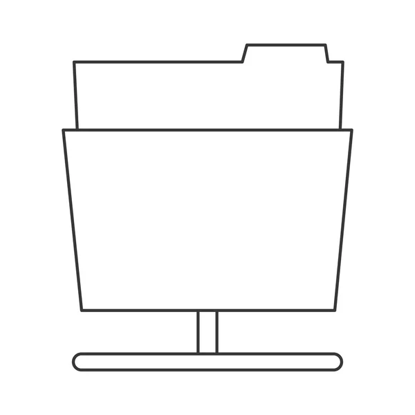 파일 폴더 아이콘 — 스톡 벡터