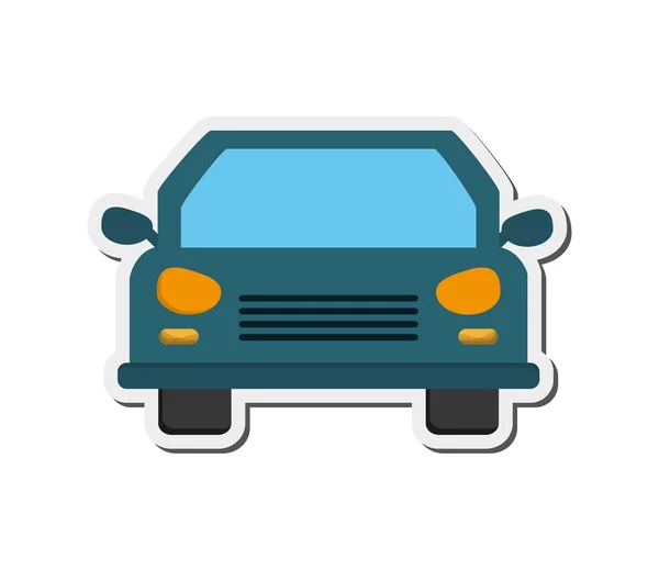 Иконка с изображением автомобиля — стоковый вектор