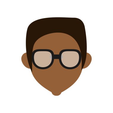 esmer yüzü olmayan adam dikey simgesi