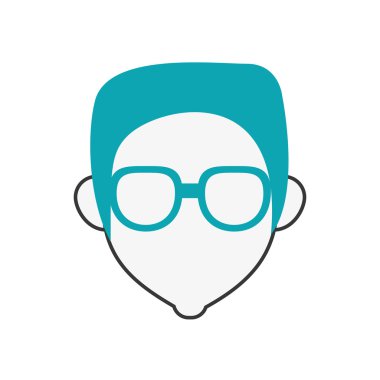 yüzü olmayan adam dikey simgesi