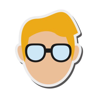 yüzü olmayan adam dikey simgesi