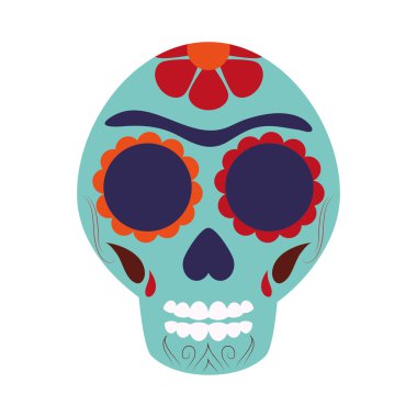 Meksika şeker Skull simgesi