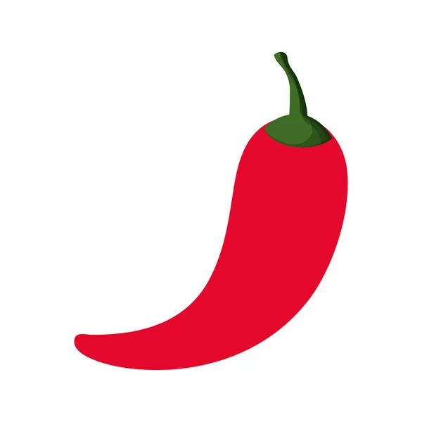 Rode chilipeper pictogram — Stockvector