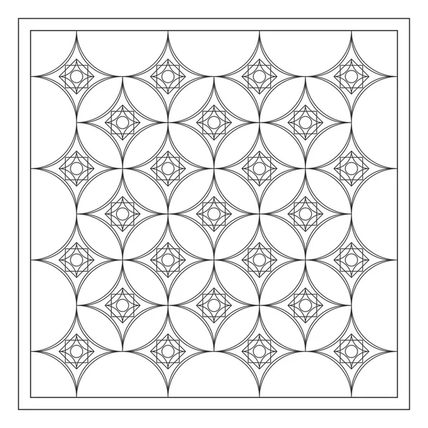 Fondo de patrón circular geométrico — Archivo Imágenes Vectoriales