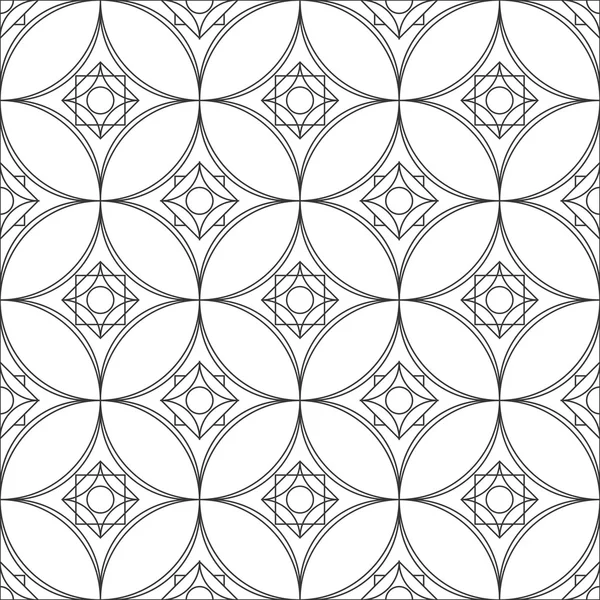 Geometrische circulaire patroon achtergrond — Stockvector