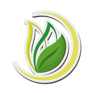 soyut doğa simgesi bırakır