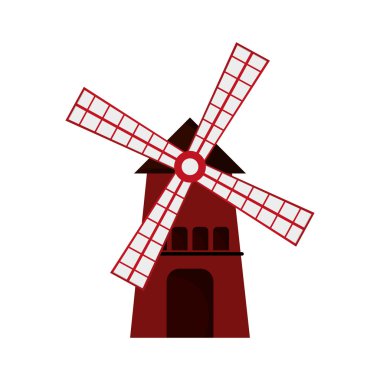 Klasik yel değirmeni simgesi