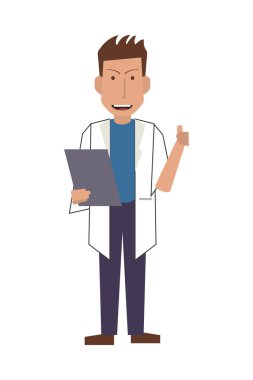 Doktor veya sağlık görevlisi Panosu simgesi ile