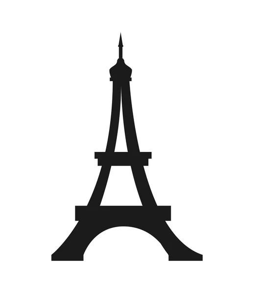 Icône tour eiffel — Image vectorielle