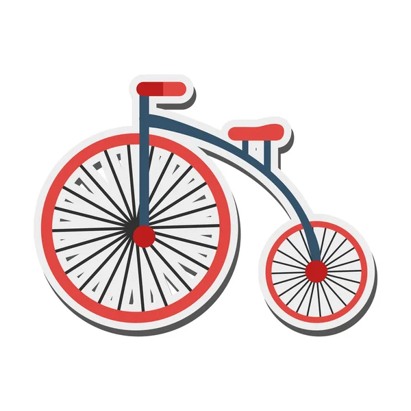 Ретро велосипедів значок — стоковий вектор
