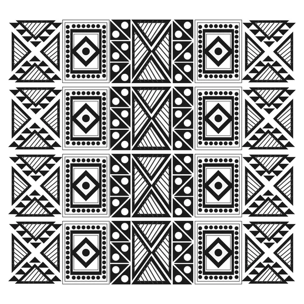 Icona modello geometrico tribale — Vettoriale Stock