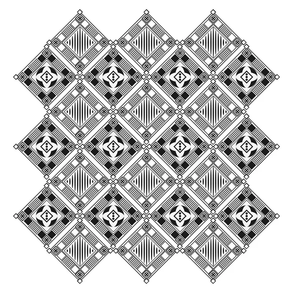 Icône de motif géométrique tribal — Image vectorielle