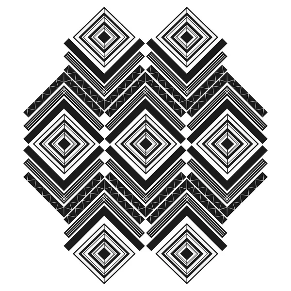 Icône de motif géométrique tribal — Image vectorielle